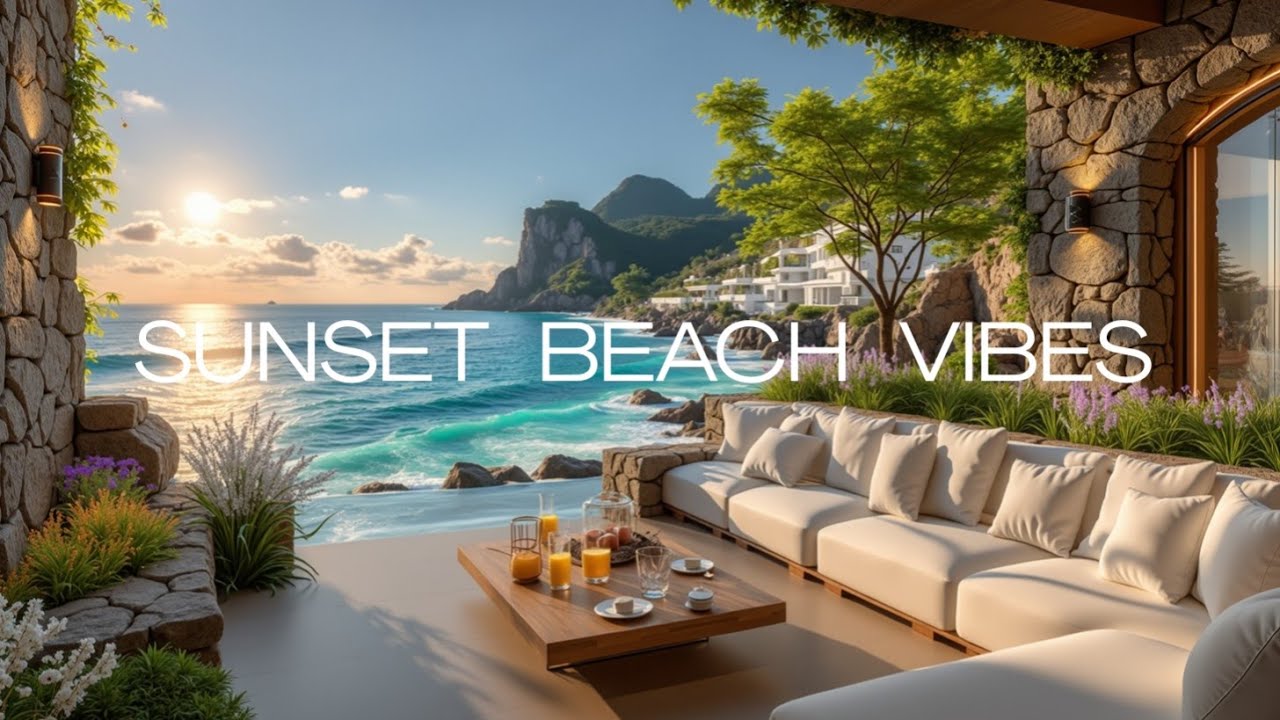 Bossa Nova Guitar Music for Relaxing Sunset Beach Vibes | Tropical Chill Lounge