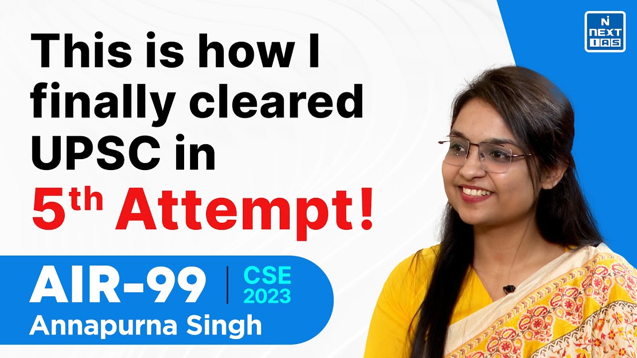 Cracking UPSC with Geography Optional - Annapurna Singh Rank 99 CSE Topper 2023