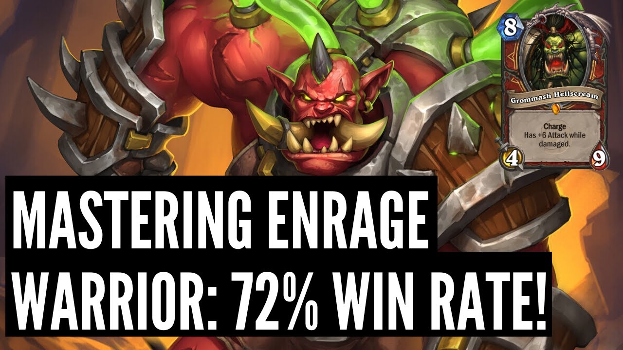 Mastering Enrage Warrior (72% Win Rate High Legend) | Ashes of Outland | Hearthstone