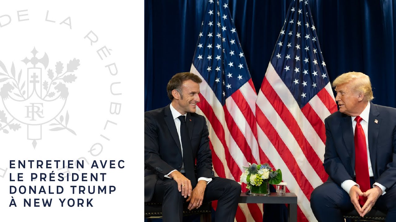 Entretien avec Donald Trump, Président des États-Unis d'Amérique, à New York.