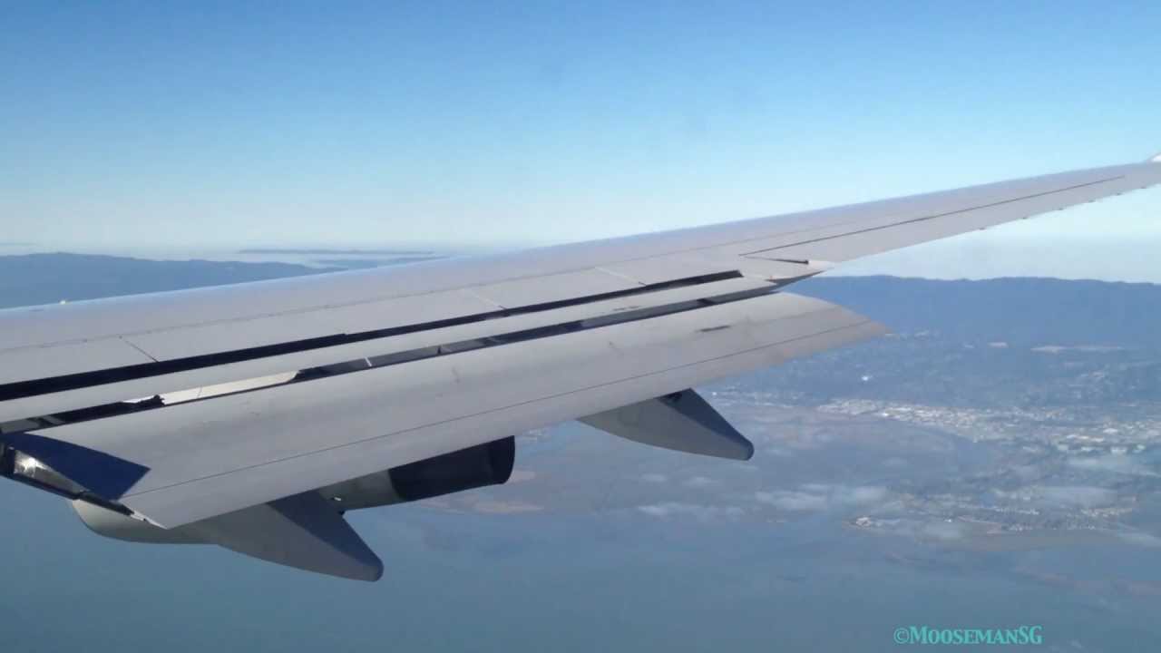 ✈ United 747 Landing at SFO with ATC