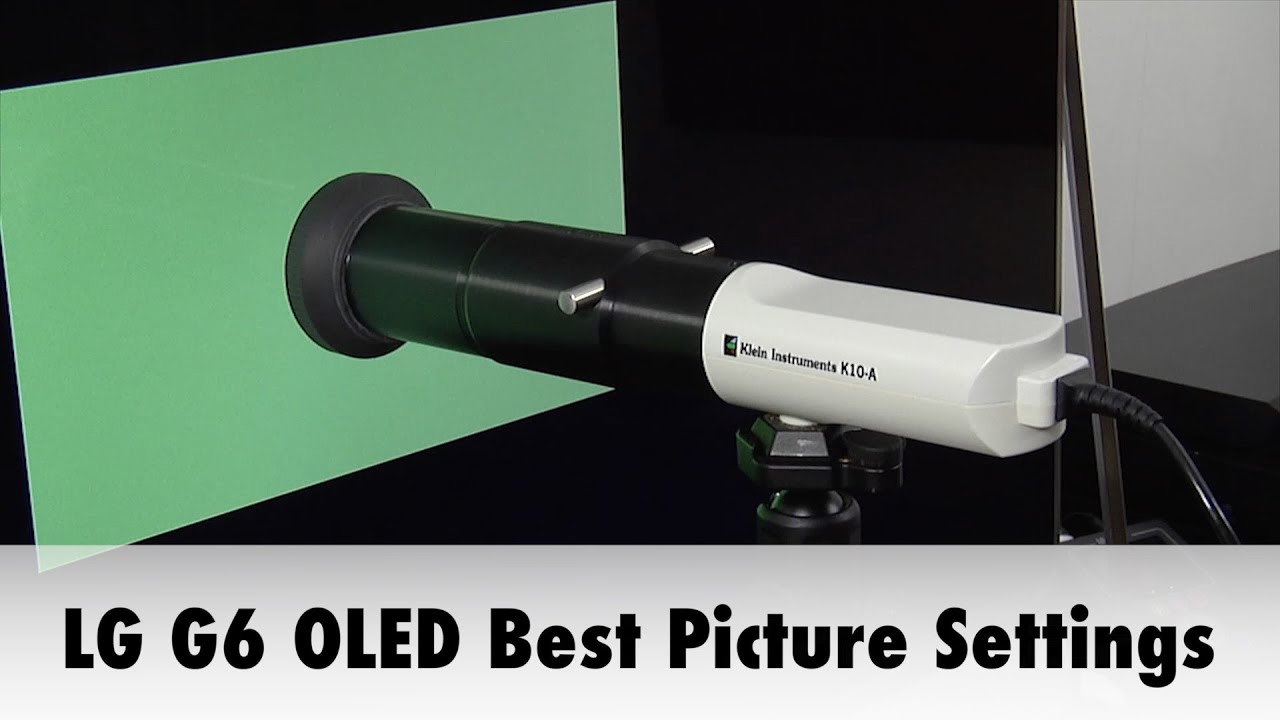 LG G6 OLED TV Best Picture Settings