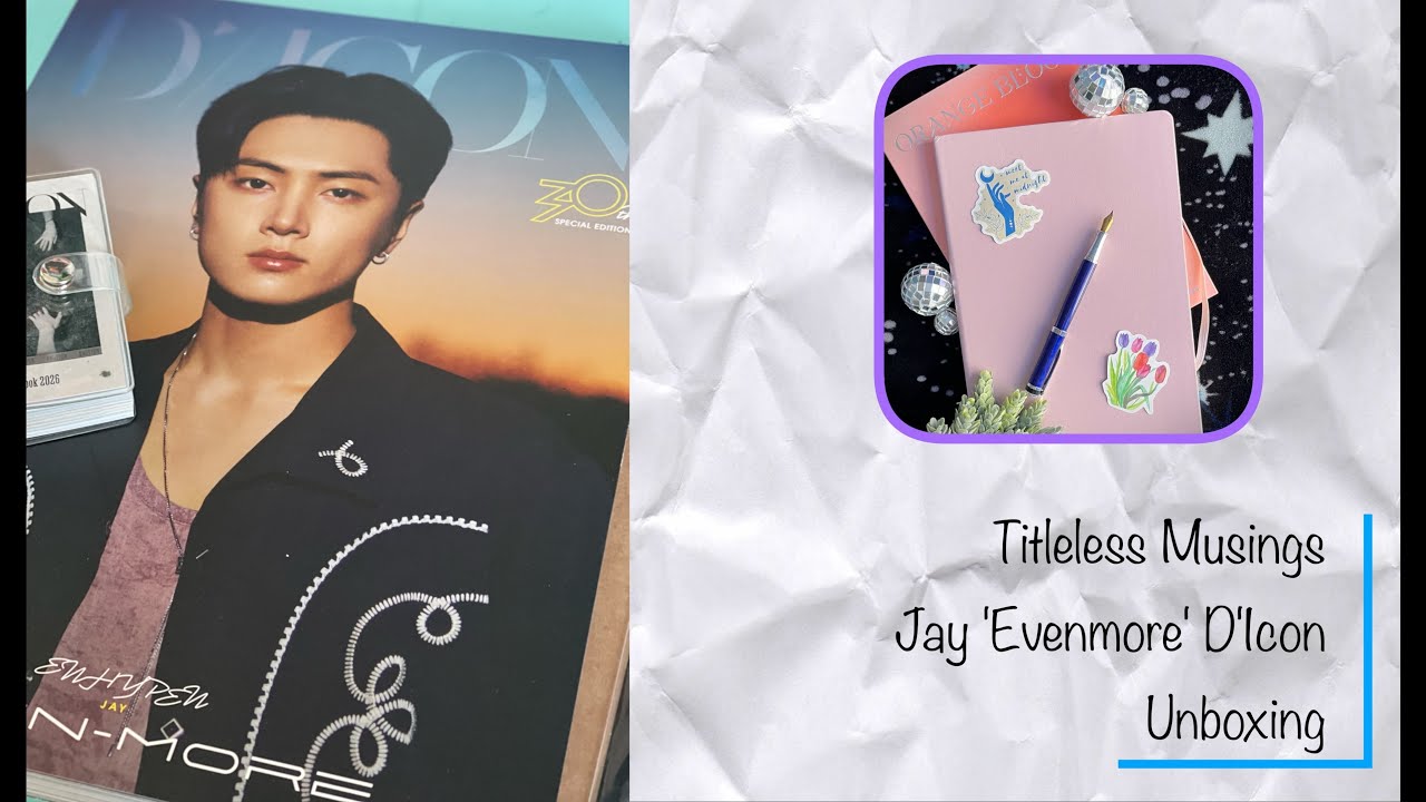 Enhypen Jay 'Evenmore' D'Icon 2025 Unboxing!