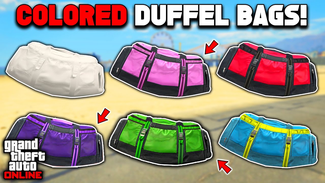 Easiest Method To Get Colored Duffel Bags In GTA 5 Online!