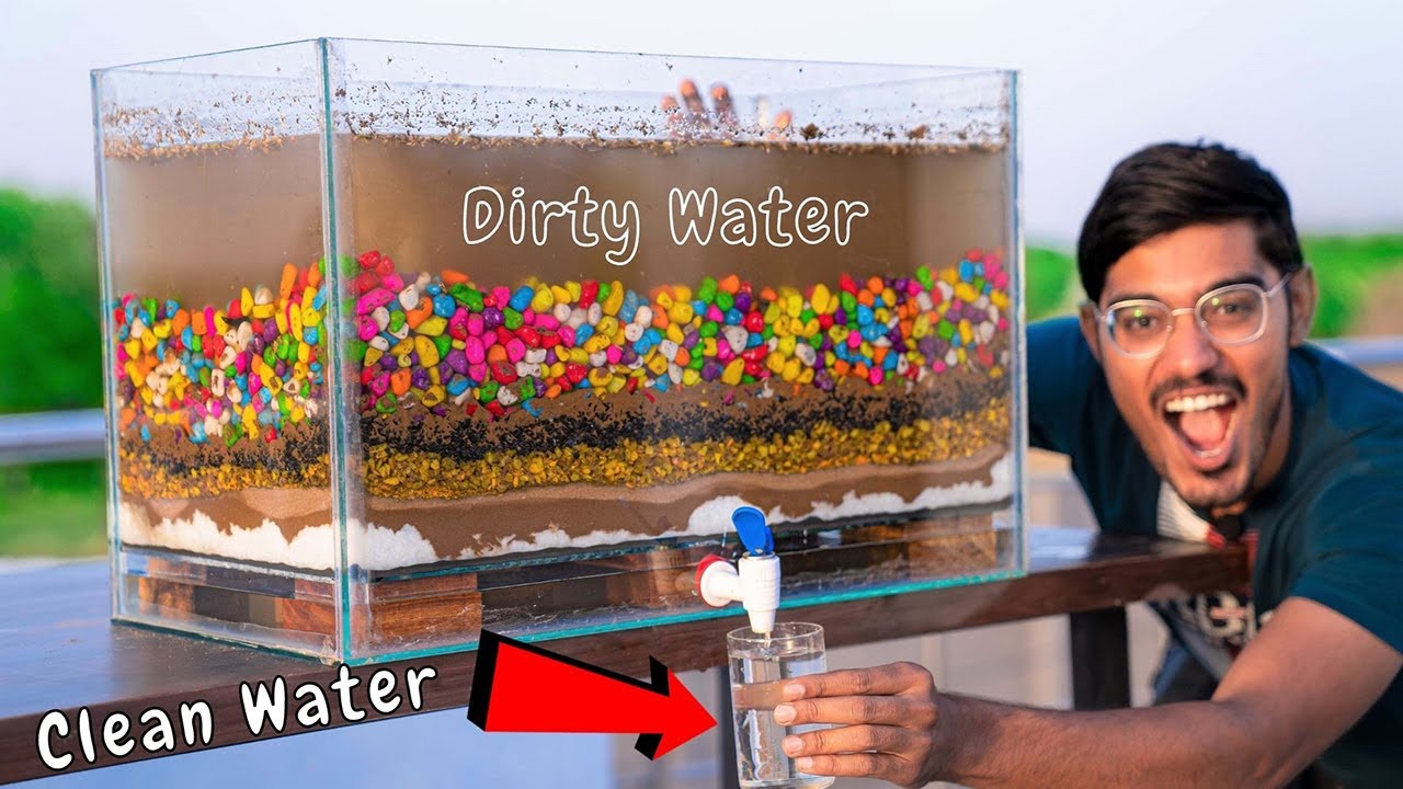 We Made Awesome Water Purifier | गन्दा पानी करे एकदम साफ़ | 100% Working