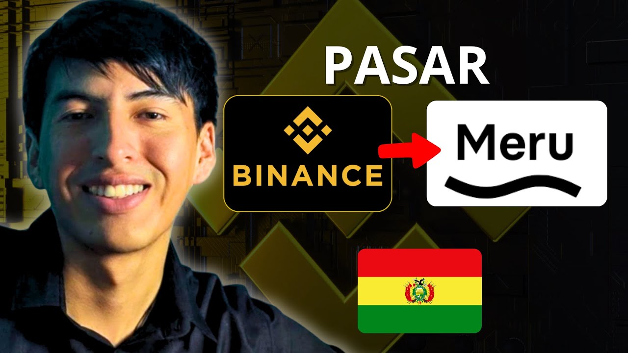 Pasar tus cripto de Binance a Meru | Con la  menor comisión