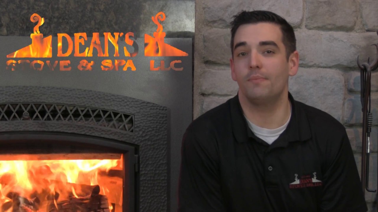 Большая встраиваемая дровяная печь Hybrid-Fyre от Dean's Stove & Spa