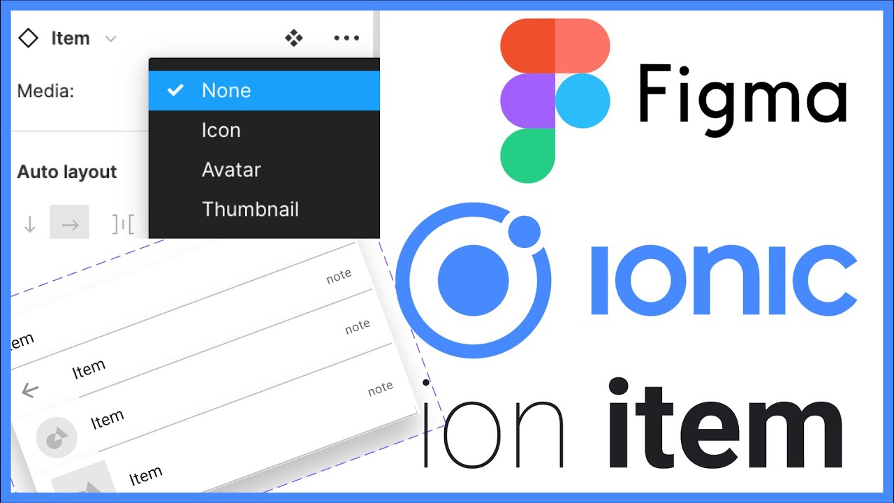 Ion Item Customization - Ionic 5 Figma Design System