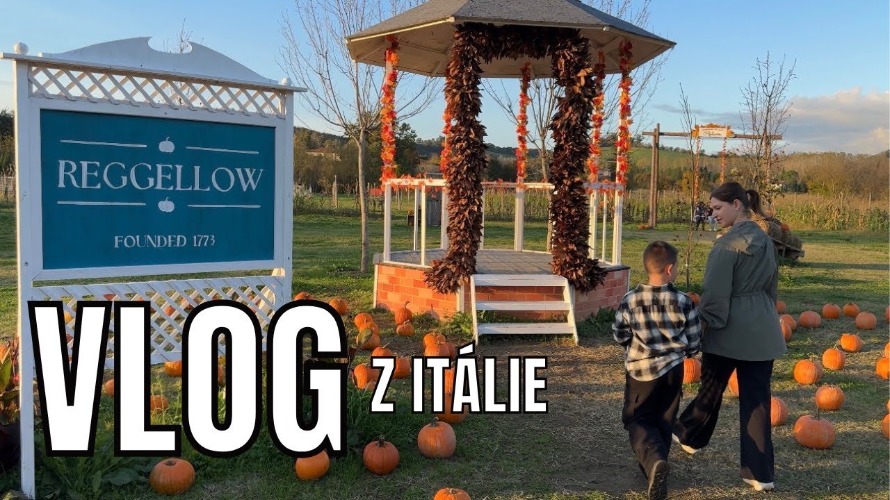 Náš týden v Itálii: poník, nejlepší burger, výlet po Chianti, Halloween