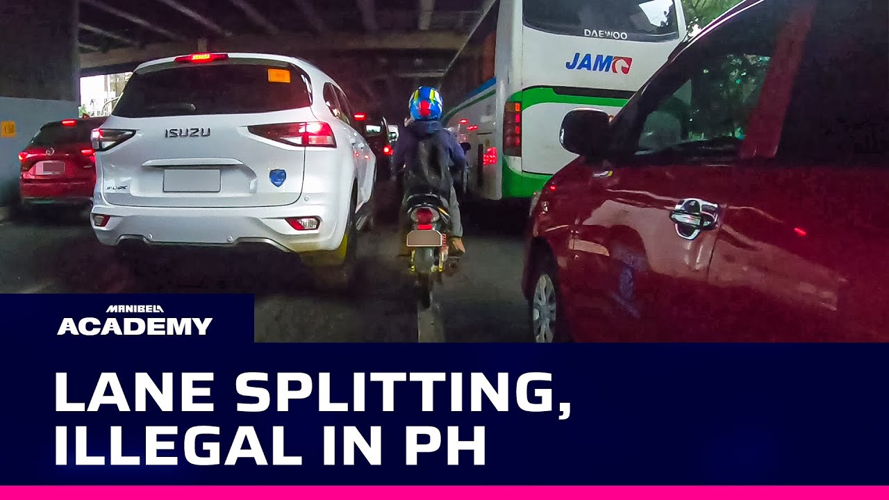 Lane Splitting is Illegal in the Philippines | Things You Should Know #ManibelaAcademy