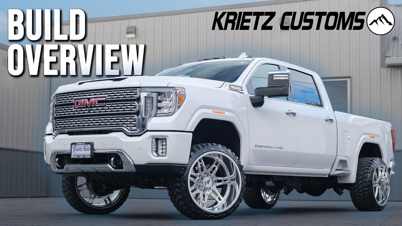 ОБЗОР СБОРКИ: GMC Sierra 2500 2020 года | 2-дюймовый комплект для выравнивания Cognito, кованые д...