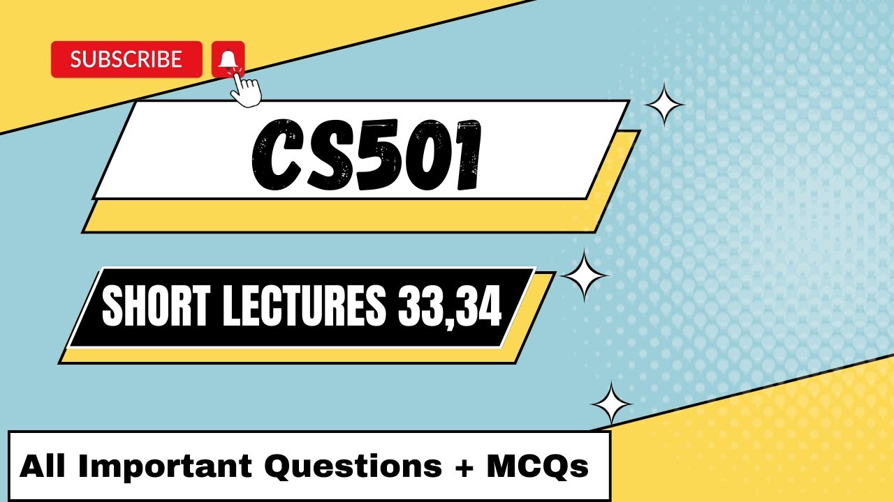 CS501 Краткая лекция 33,34 | CS501 Подготовка к итоговому семестру | CS501 Важные темы | CS501 Кр...