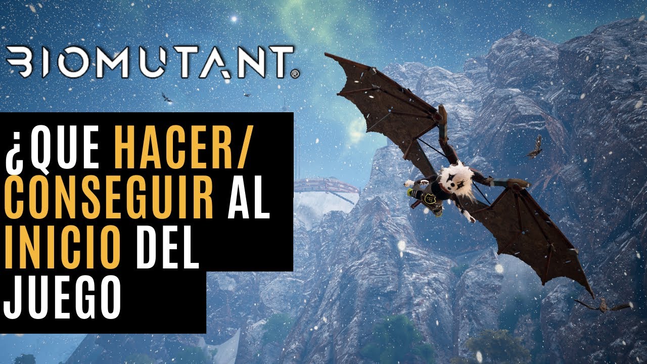 ⚡ QUE HACER al INICIO de BIOMUTANT ⚡ ARMAS Y HABILIDADES BIOMUTANT
