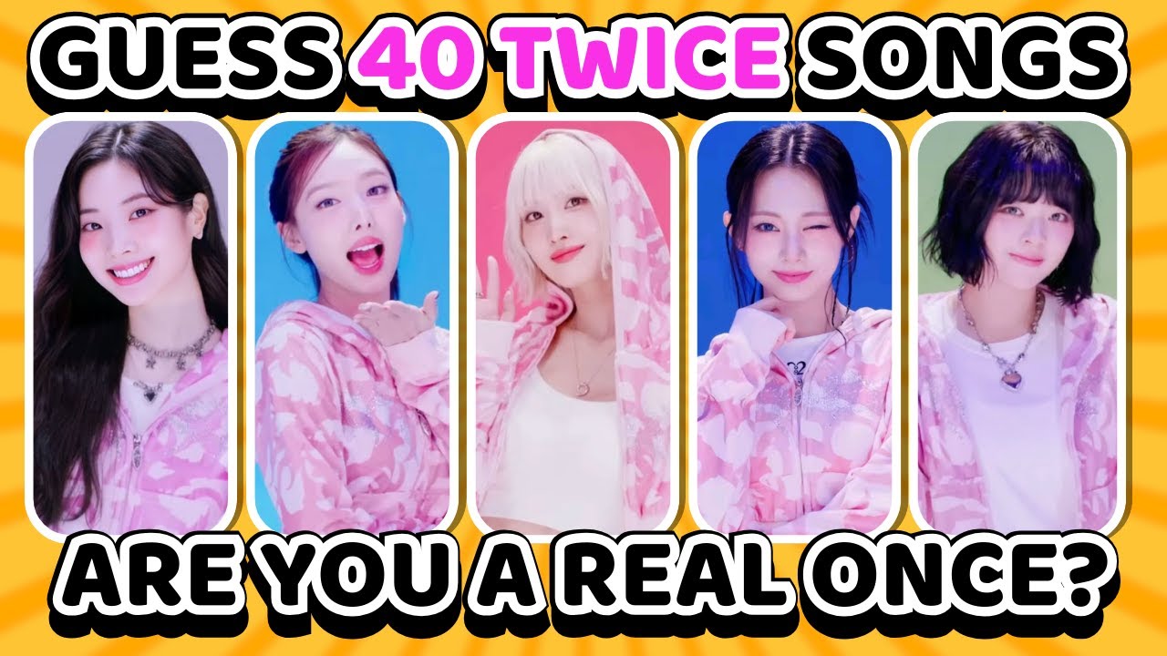 TWICE SONG QUIZ – CAN YOU GUESS THEM ALL?