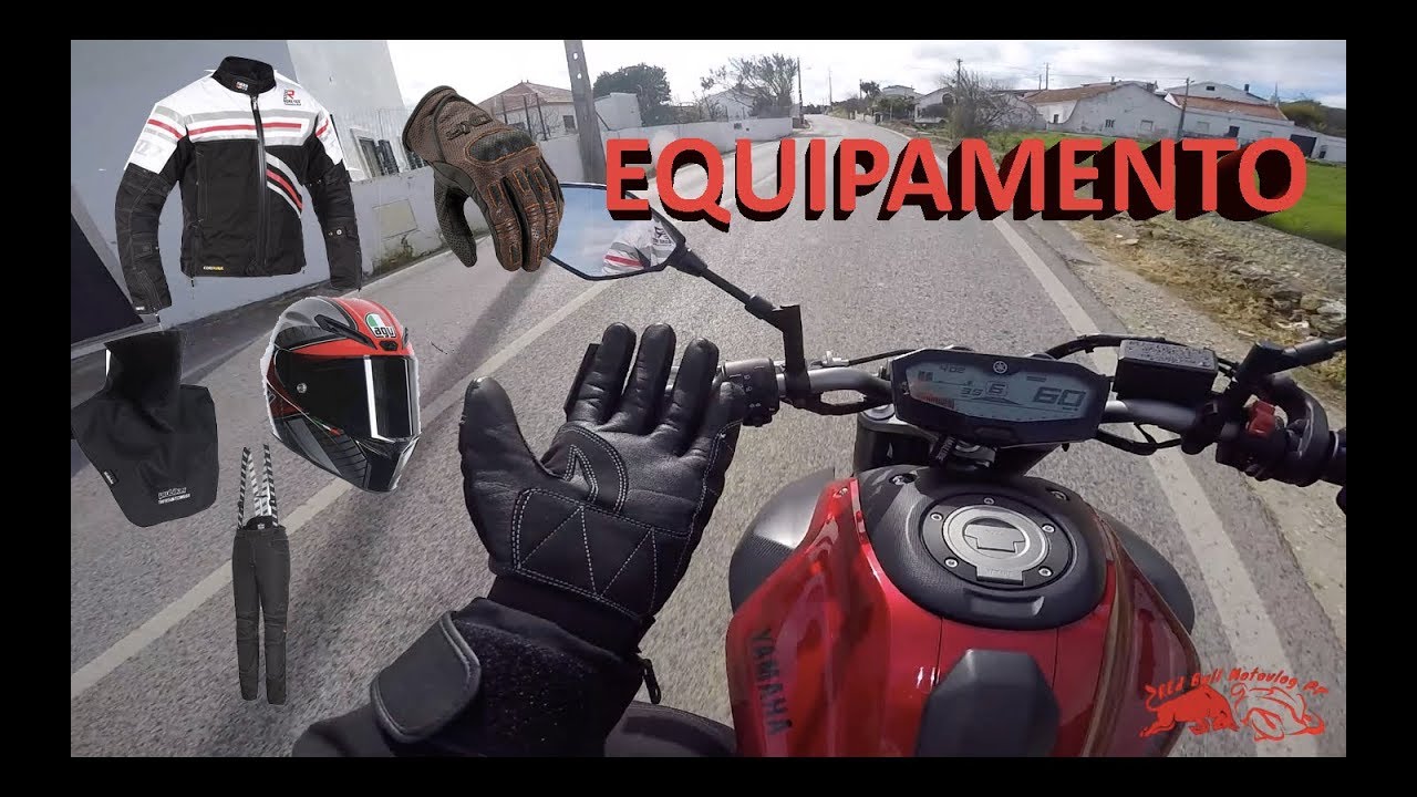 O MEU EQUIPAMENTO MOTARD