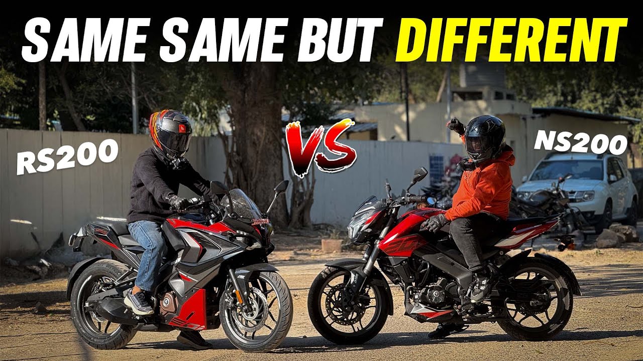 Bajaj Pulsar RS200 VS Bajaj Pulsar NS200 Full BATTEL 🔥🔥 | Ride Review Comparison गलती मत करना