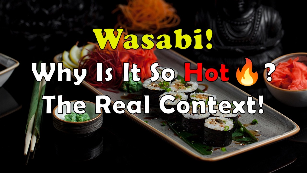 Wasabi! Why is it so HOT🔥? The real reason.