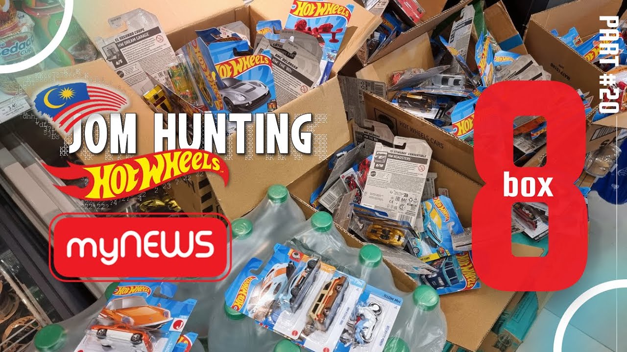 RAHSIA HOT WHEELS #20: Jom Kita Pergi Hunting Hot Wheels Malaysia! MyNEWS MASUK STOK 8 KOTAK !!!
