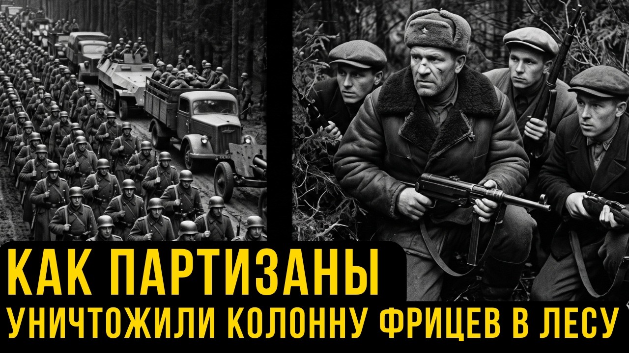 ПАРТИЗАНСКАЯ ТРОПА СМЕРТИ &mdash; Как немецкая колонна исчезла в лесу за одну ночь