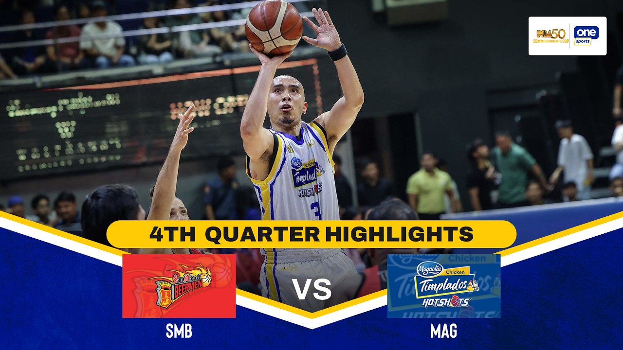 SAN MIGUEL vs MAGNOLIA | 4TH QUARTER HIGHLIGHTS | PBA SEASON 50 COMMISSIONER&rsquo;S CUP