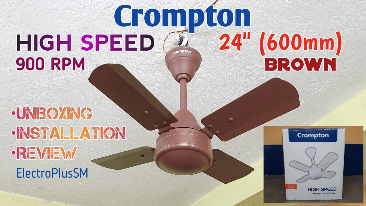 Crompton High Speed ​​Brown 24 дюйма (600 мм) Распаковка, установка и обзор