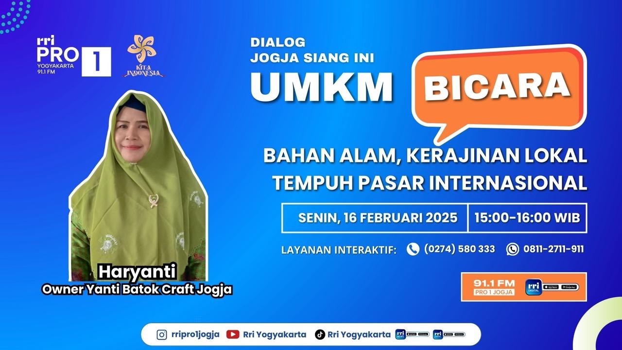 UMKM BICARA | Bahan Alam, Kerajinan Lokal Tempuh Pasar Internasional