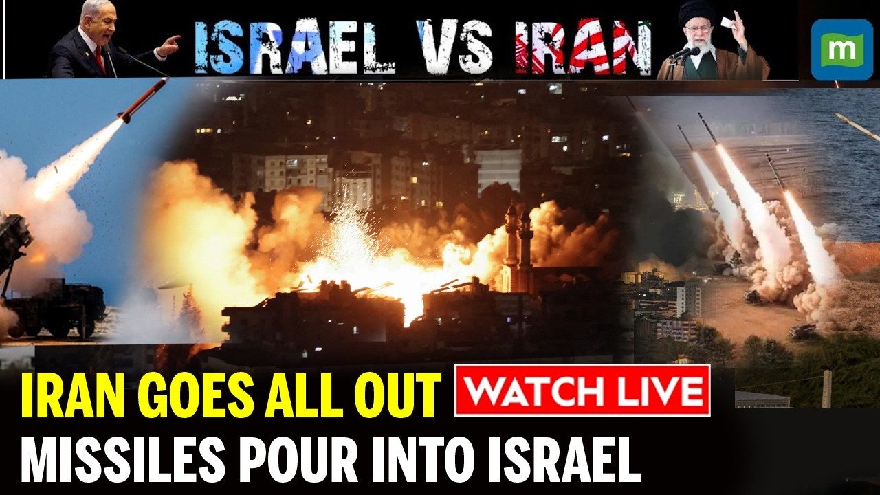 Iran Attacks With Full Might, Israel Hit Across Haifa, Tel Aviv, Jerusalem | Missiles vs Iron Dome