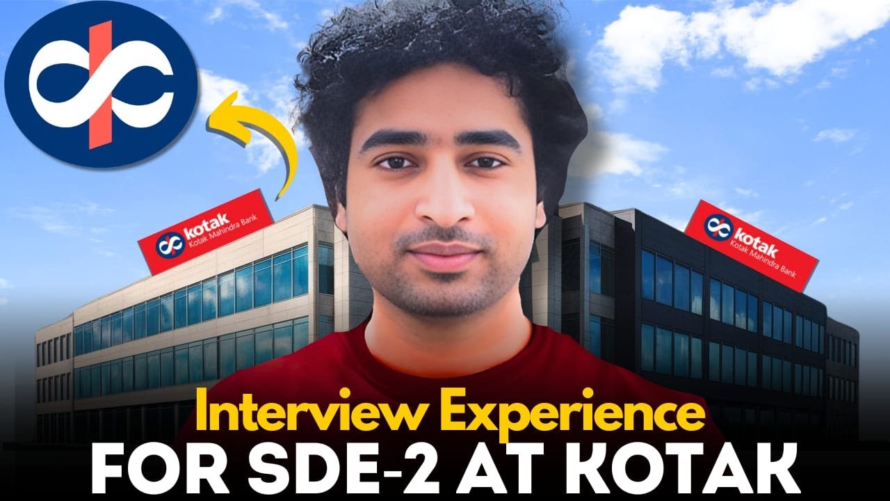 I cleared the Kotak Tech Interview | SDE-2 Interview Experience & Tips | DSA & LLD resources| java