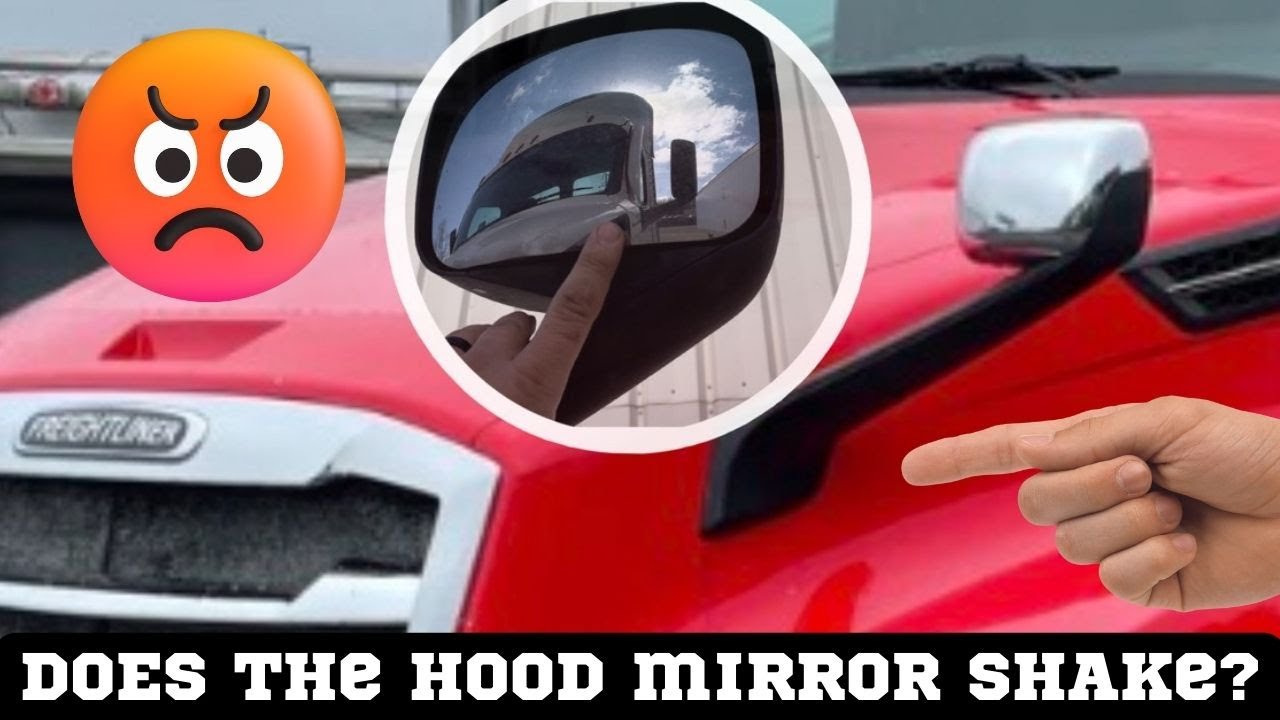 HOW TO EASILY DIY REPAIR A FREIGHTLINER CASCADIA HOOD MIRROR WITHOUT GETTING SCREWED BY THE DEALER