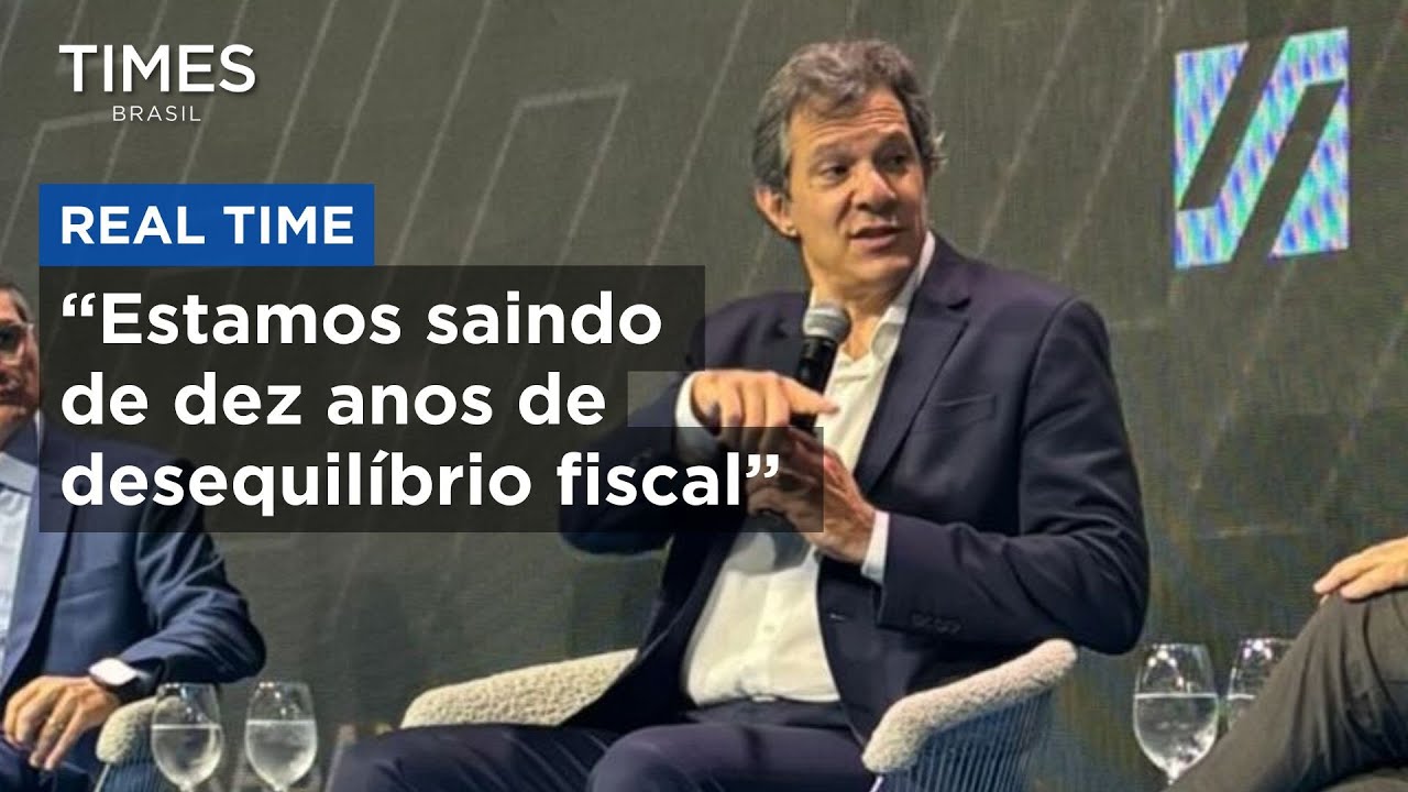 Fernando Haddad em evento na Febraban comenta ajuste fiscal: 
