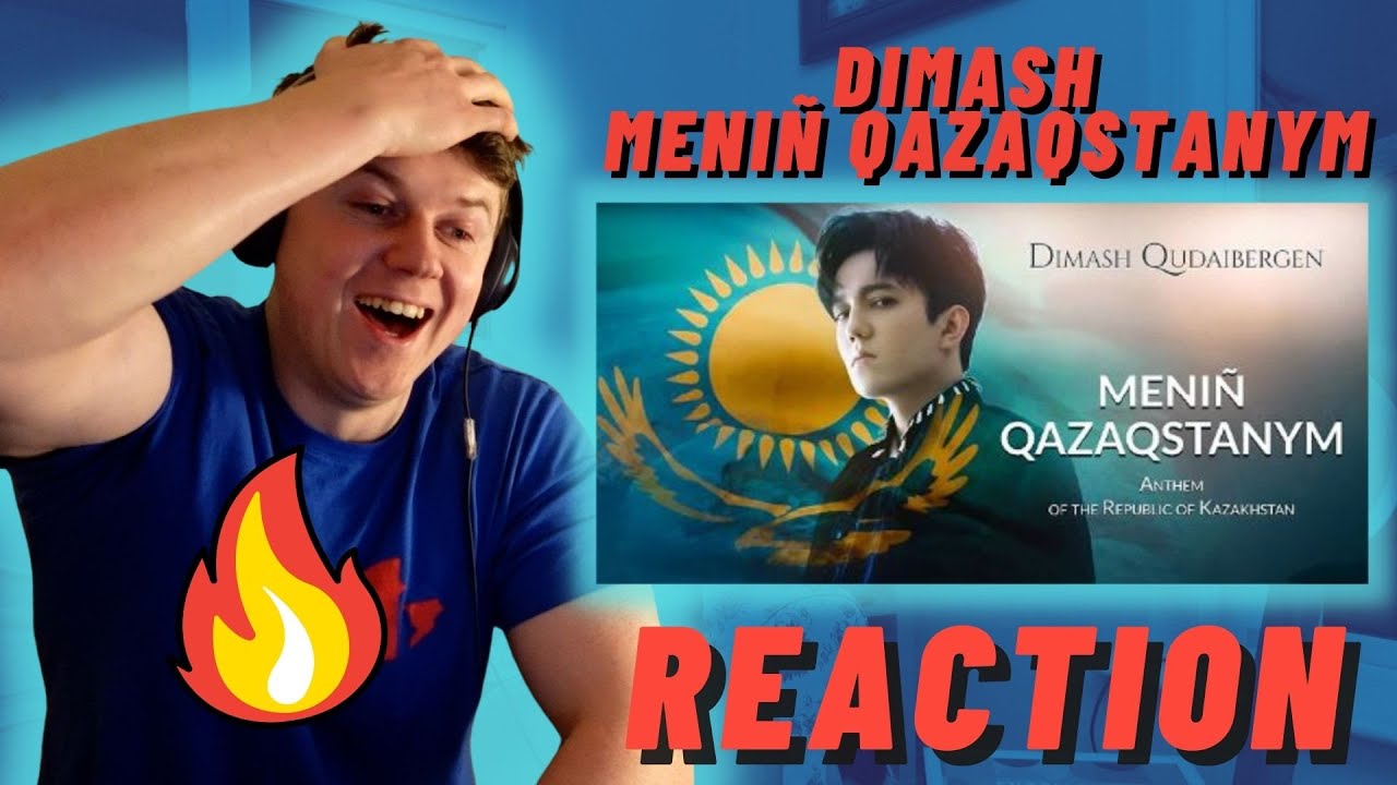 Димаш - Menıñ Qazaqstanym | ИРЛАНДСКАЯ РЕАКЦИЯ | (Гимн Республики Казахстан)