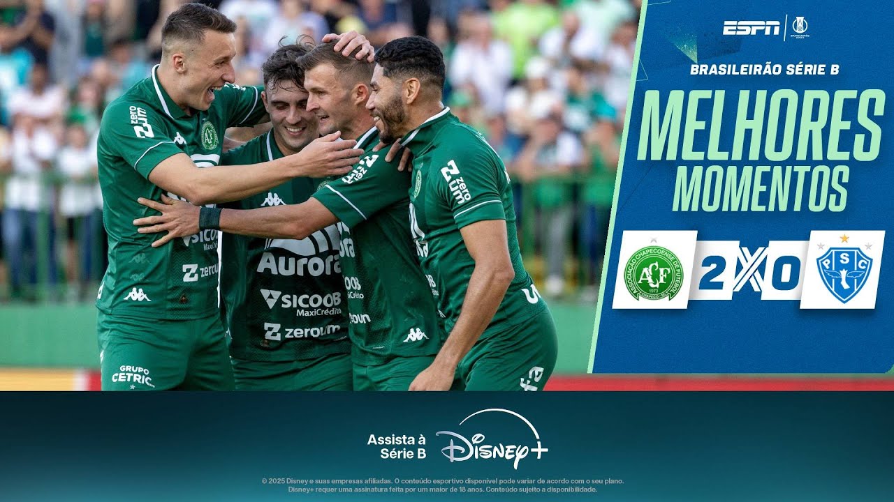 Lateral paraguaio BRILHA, CHAPECOENSE bate o PAYSANDU e QUEBRA JEJUM na Série B | Melhores Momentos