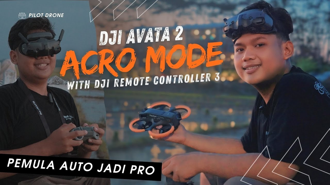 Dji avata 2 Acro mode dengan dji Remote controller 3, Split S dan Flip FPV.