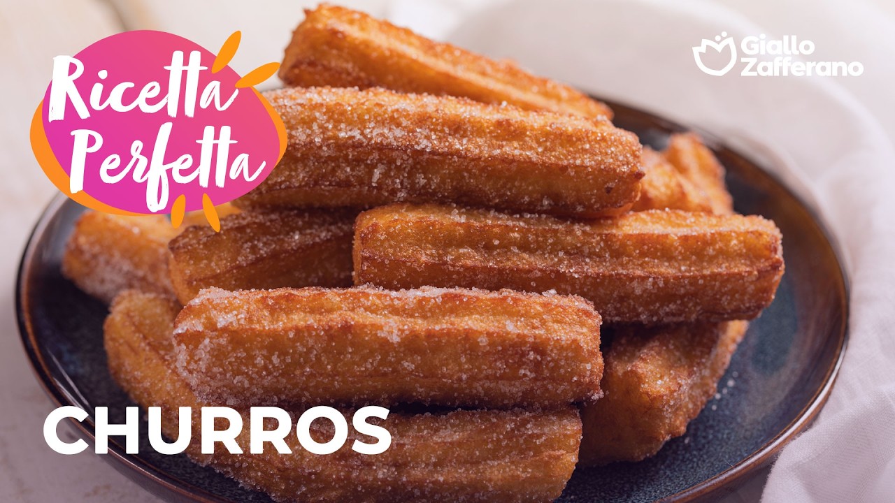 CHURROS - RICETTA PERFETTA!❤️😍
