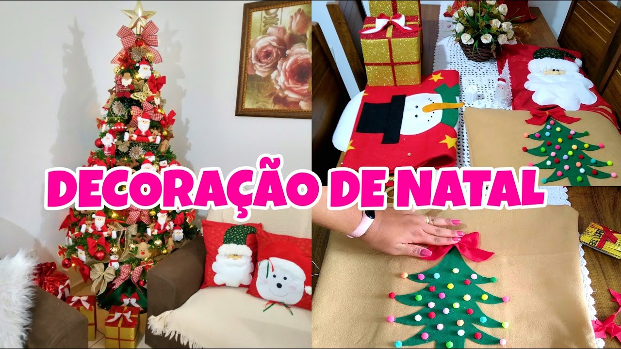 DECORAÇÃO DE NATAL 2020 - DIY LAÇOS DE NATAL E CAPA DE ALMOFADA - MARYA ALVES