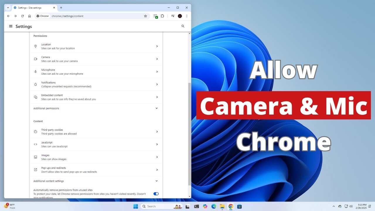 Как разрешить доступ к камере и микрофону в Google Chrome