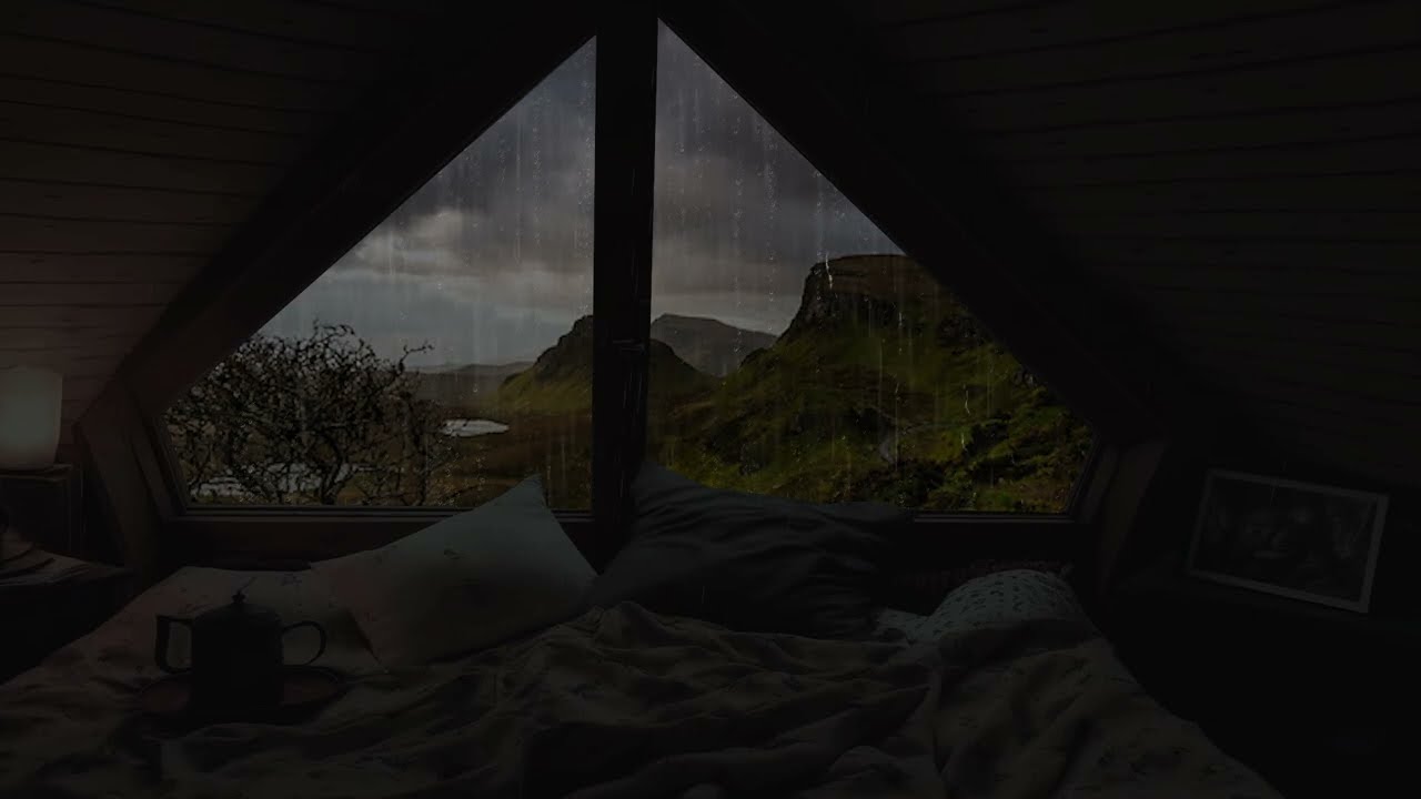 Relax in a Forest Rain Sanctuary: 3 Hours of Peaceful Rainfall for Sleep and Tranquil Meditation