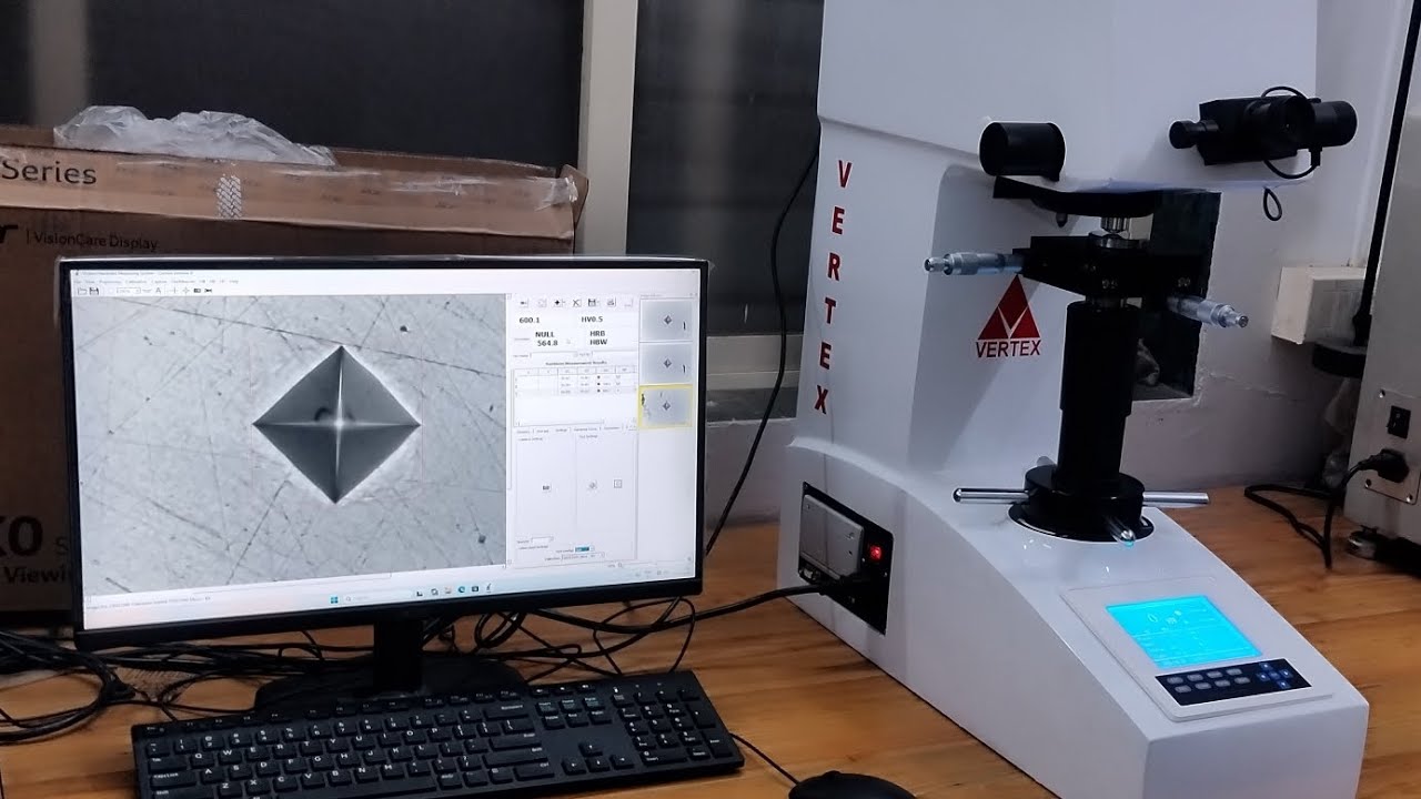 Vickers Hardness Tester 100gm to 10kg test load