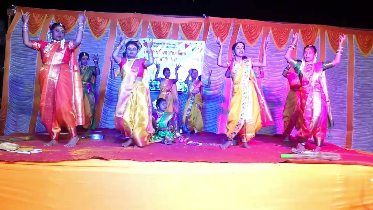 #खंडोबाची कारभारीन#khandobachi karbharin song#जिल्हा परिषद शाळा नाहोली.