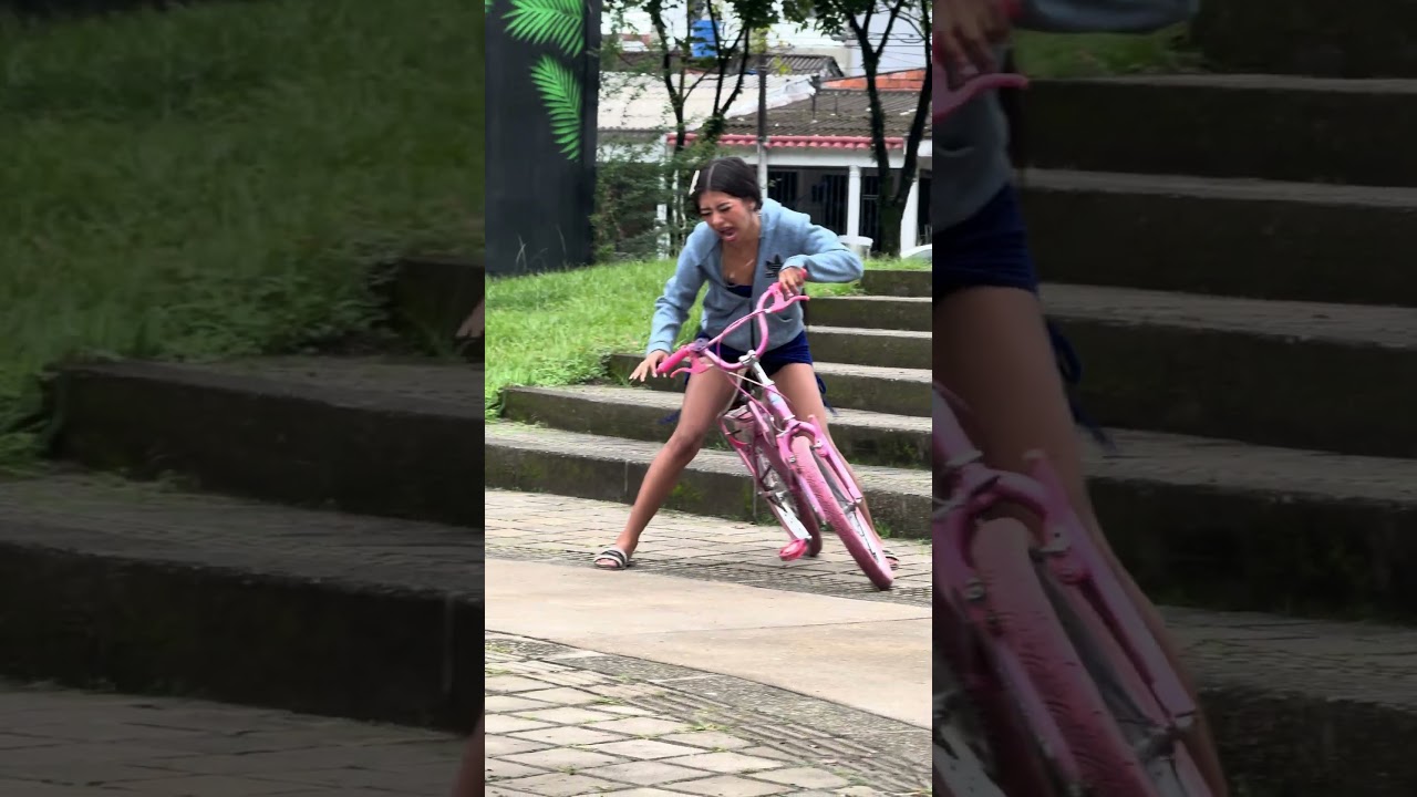 La bici feliz 🙂 broma de humor