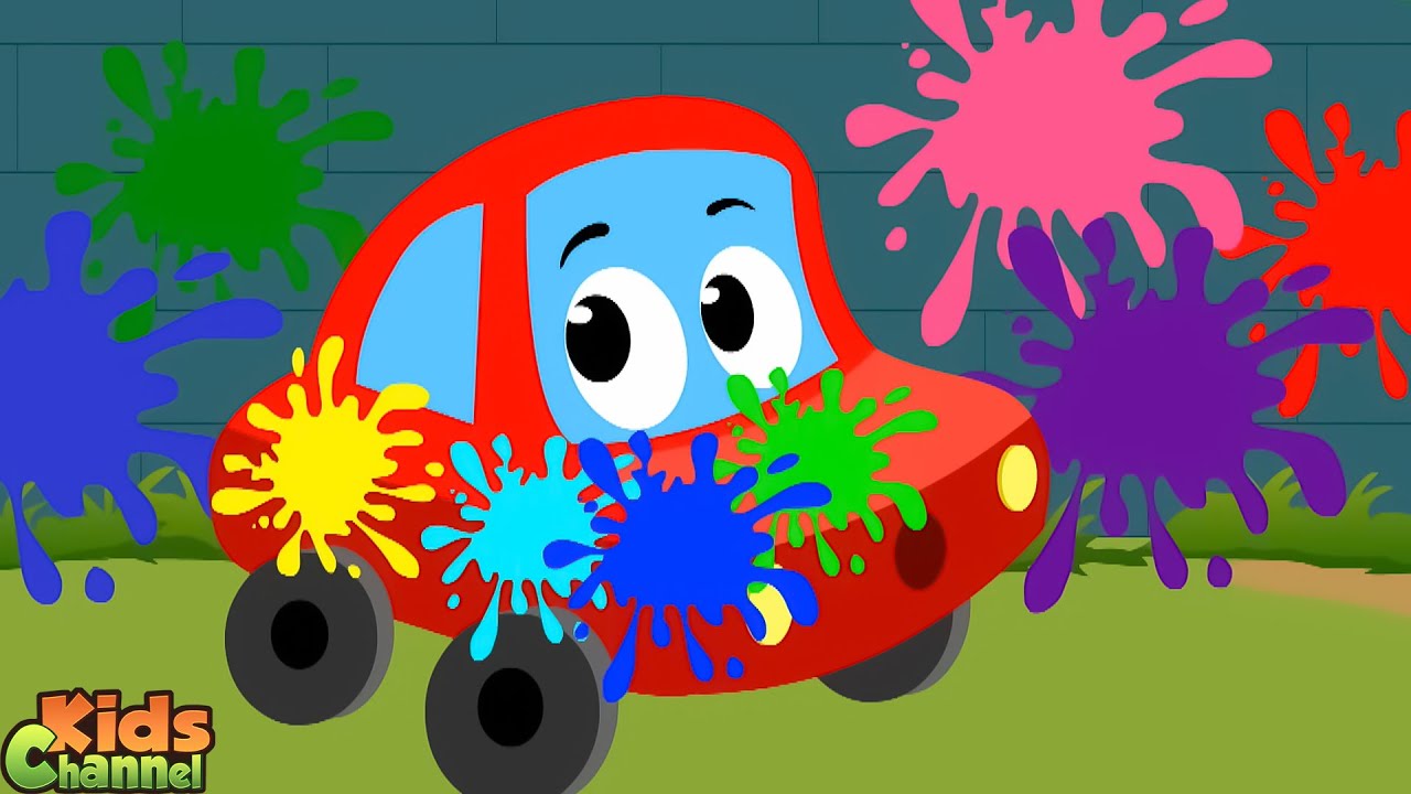 Little Red Car - Canzone dei Colori per Bambini in et&agrave; Prescolare