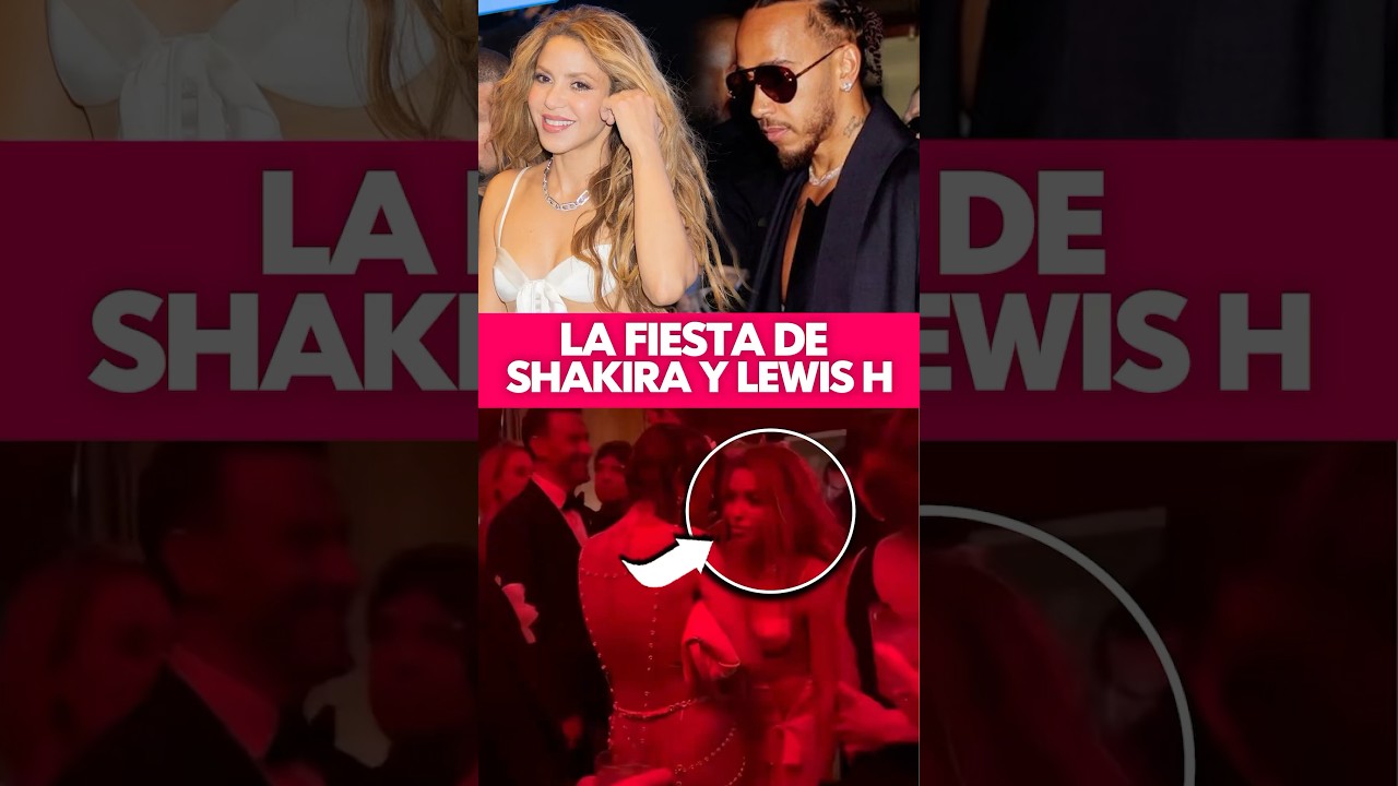 Así fue la Fiesta de Shakira y Lewis Hamilton de la que Todos hablan #shakira #hamilton #metgala