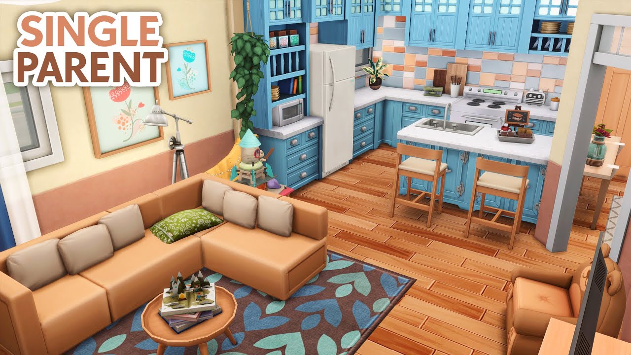 Single Parent Apartment // The Sims 4 Speed Build: Apartment Renovation