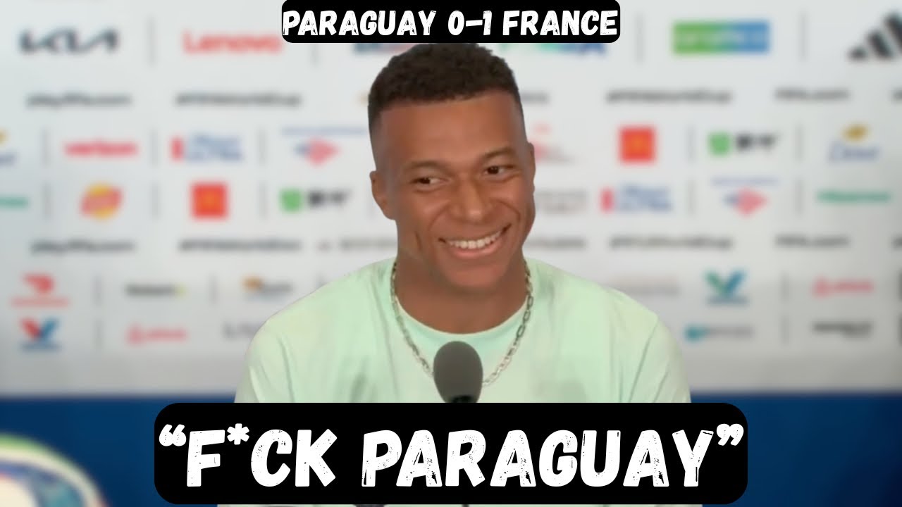 Kylian Mbappe BLASTS Paraguay for PLAYING DIRTY - Post Match Interview - Paraguay vs France