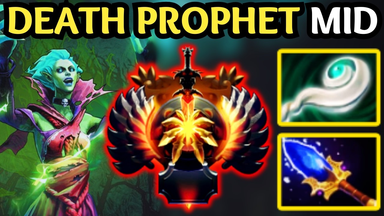 🔥 8000 MMR DEATH PROPHET Mid — Exorcism Is Too OP ?! | DOTA 2 🔥
