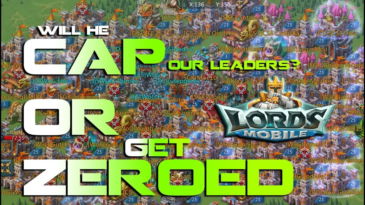 They Rallied Archduke CS Vs WoG & SGK  Lords Mobile