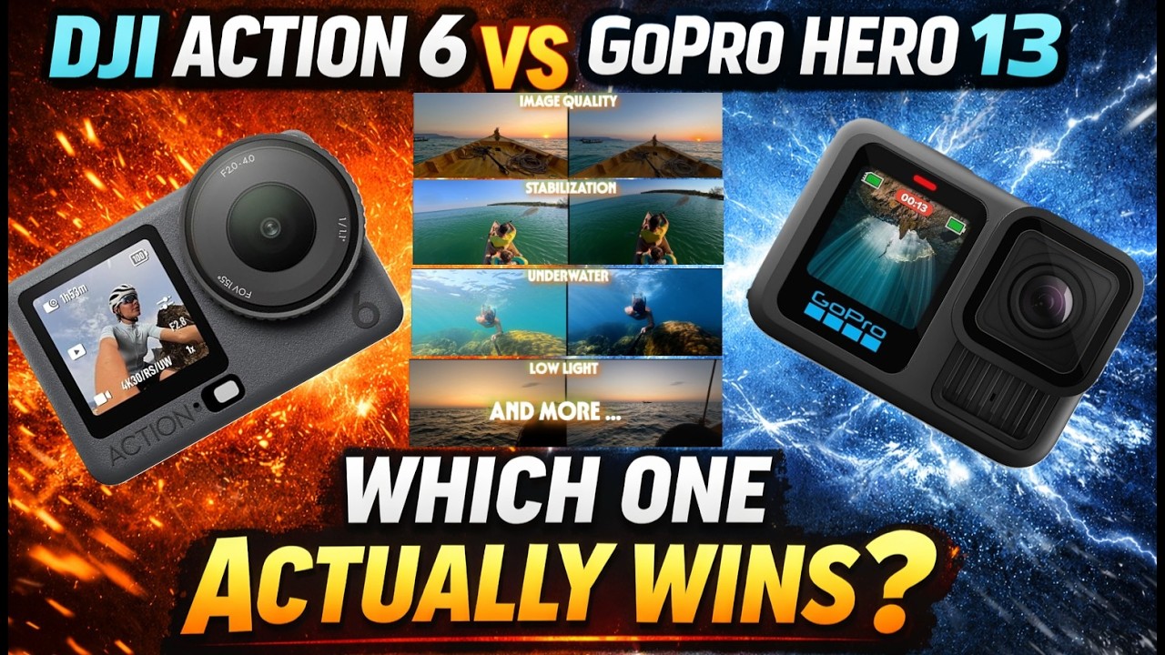 DJI Action 6 vs GoPro Hero 13 &mdash; The Ultimate Action Camera Battle