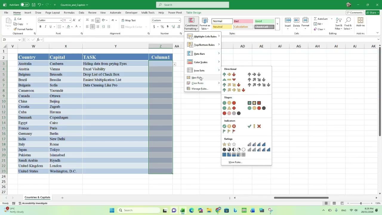 5 Tips and Tricks of Excel