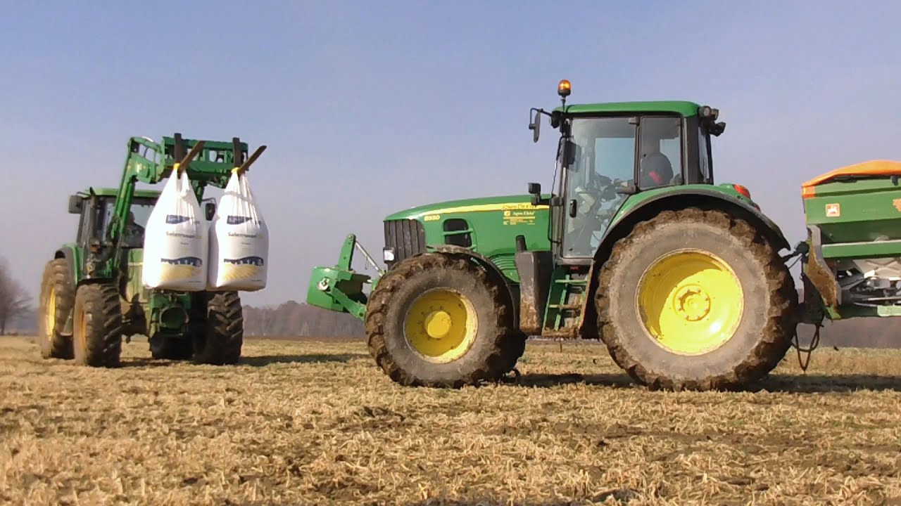 Siew Nawozu 2016☆2x John Deere & Amazone