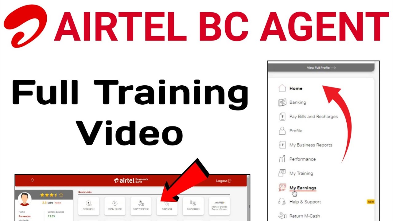 Airtel BC Agent Full Training | Airtel BC Agent Training | Airtel BC Dashboard Full Details Video